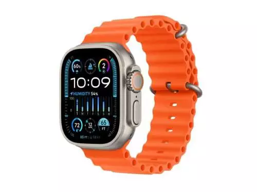 Apple Watch Series 9 45 mm Tmavo atramentový hliník s tmavo atramentovým športovým remienkom – M/L